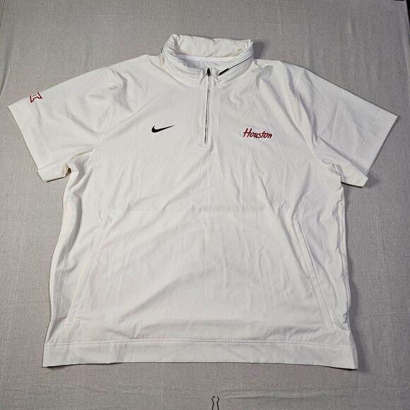 Nike Houston Big XII Conference short sleeve quarterzip coaches jacket Size 3XL - Picture 1 of 10